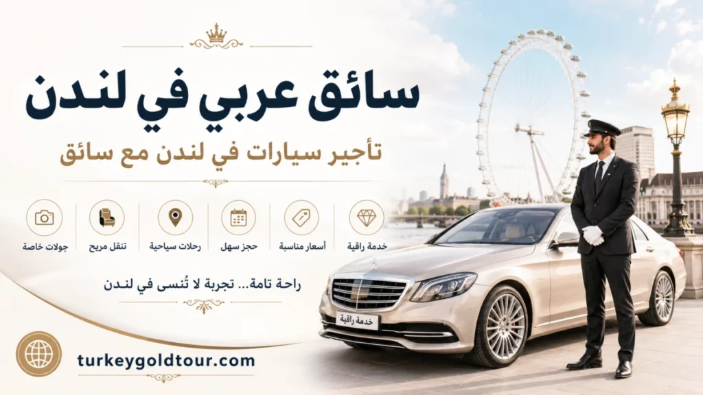 سائق عربي في لندن | تاجير سيارات في لندن مع سائق